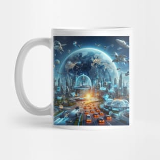 Envisioning Earth: A Glimpse into the Next Millennium's Transformative Landscape Mug